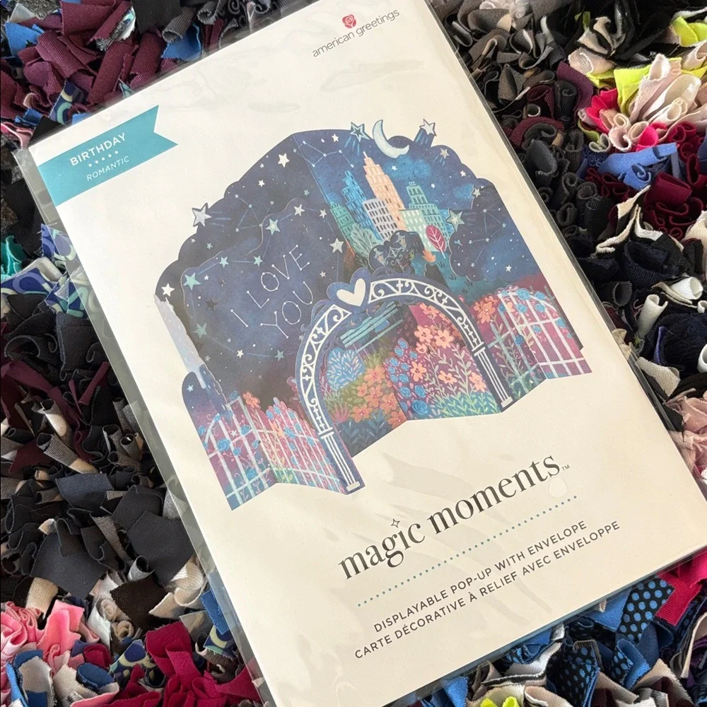 🆕American Greetings Magic Moments Displayable Pop Up Card And Envelope